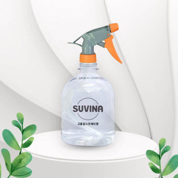 Bình Xịt SUVINA 0.5 Lit PET Trong Suốt Vòi Cam SU0.5L-03
