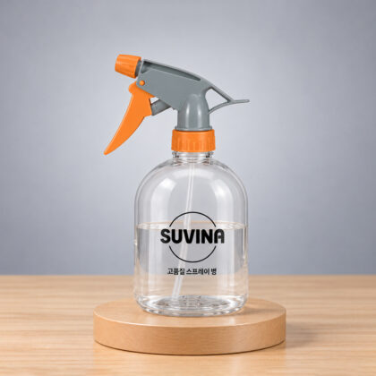 Bình Xịt SUVINA 0.5 Lit PET Trong Suốt Vòi Cam SU0.5L-03