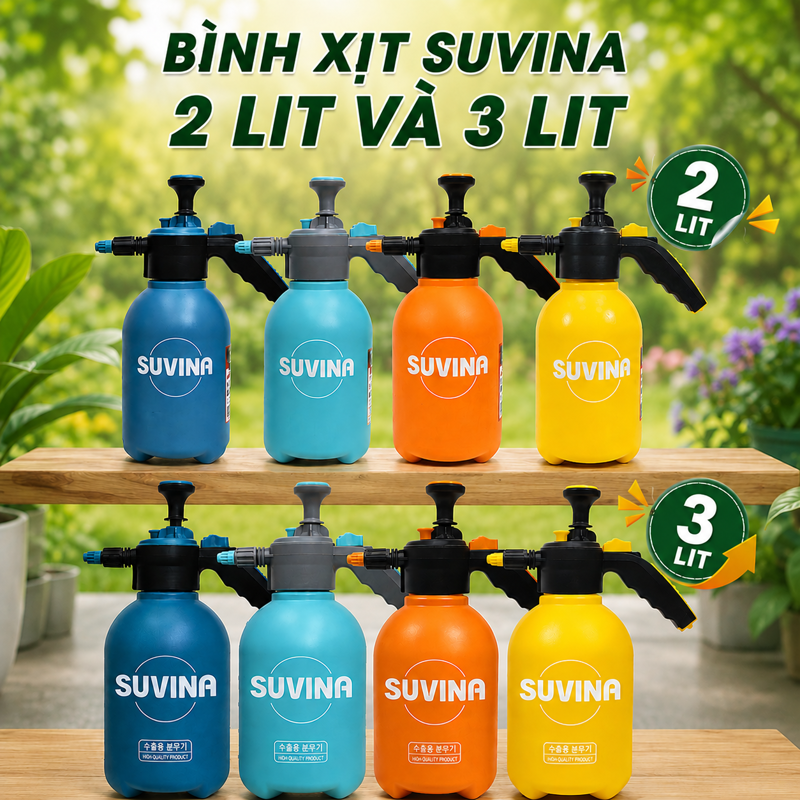Bình xịt SUVINA 2 Lit và 3 Lit
