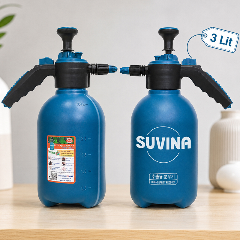 Bình xịt 3L, Dung tích 3 Lit xanh đậm SUVINA