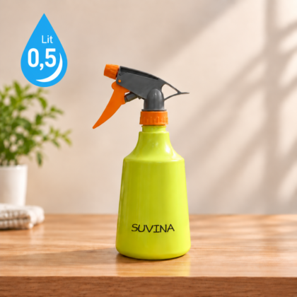 Bình Xịt SUVINA 0.5 Lit PET Vỏ màu cốm Vòi Cam SU0.5L-06