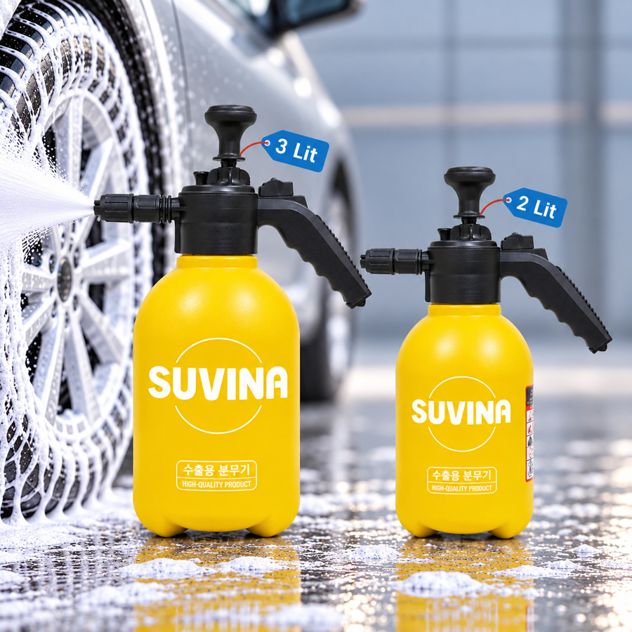 Bình xịt Bọt tuyêt SUVINA Màu vàng