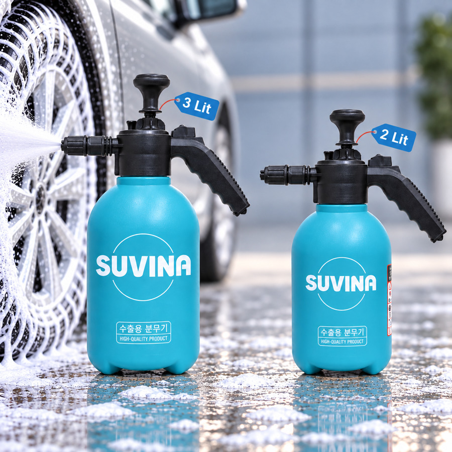 Bình xịt bọt tuyết rửa xe xanh ngọc SUVINA