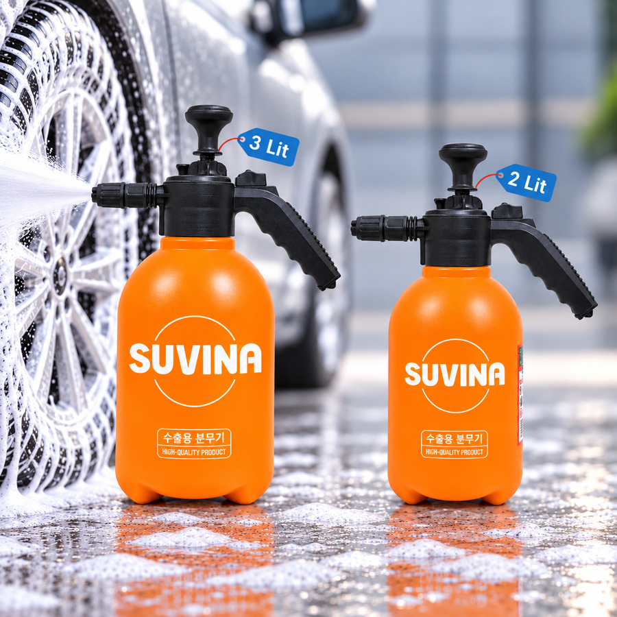 Bình xịt bọt tuyết màu cam SUVINA