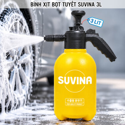 Bình Xịt Bọt Tuyết 3 Lit Màu Vàng Vòi Đen, Dung Tích Lớn